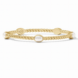 Julie Vos Nassau Stone Bangle - Pearl