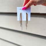 Skinny Gold Cascading Tassel Earrings *Final Sale*