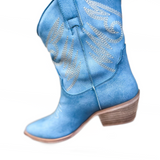 Zahara Boot - Sky Blue