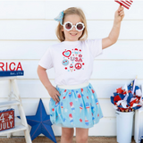 4th Of July Doodle T-Shirt - White