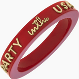 Party In The USA Bangle - Red