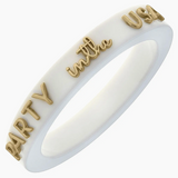 Party In The USA Bangle - White