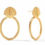 Sanibel Shell Doorknocker Earring - Gold