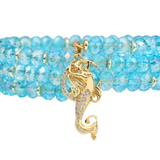 BuDhaGirl Ariel Wrist Wrap - Aqua - Final Sale