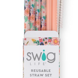 Swig Full Bloom Reusable Straw Set