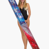 Inflatable Stars And Stripes Giant Glitter Super Noodle