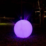 Beach Ball Sprinkler Illuminated Led Color Changing - Final Sale