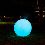 Beach Ball Sprinkler Illuminated Led Color Changing - Final Sale