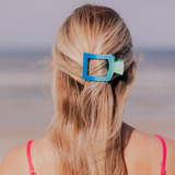 TELETIES Poolside Small Flat Square Hair Clip