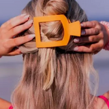 TELETIES Mango For It! Large Flat Square Hair Clip