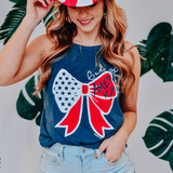 God Bless America Bow Tank - Final Sale (PREORDER)