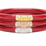 BuDhaGirl Three Kings All Weather Bangles - Red