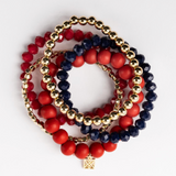 Mandy Red & Blue Bracelet