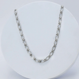 Fancy Link Silver Necklace - Final Sale