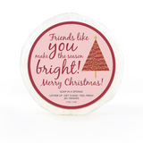 CAREN Friends Like You Make the Holiday Merry Soap Sponge