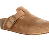 Magnolias Corduroy Clog - Tan