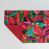 Kim Hovell | Small Table Runner Poinsettia - Final Sale