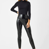 SPANX | Faux Patent Leather Legging - Black