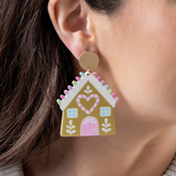 Michelle McDowell | Gingerbread House Earring - Final Sale