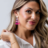 Michelle McDowell | Pink Merry & Bright Earring - Final Sale