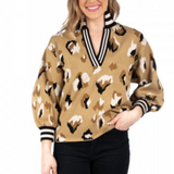 Emily McCarthy | Lolli Sweater - Cocoa Brushed Cheetah