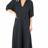 Emily McCarthy | Poppy Maxi - Black French Terry