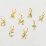 Treasure Jewels | Dainty Crystal Initial Charm - Final Sale