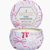 Pink Champagne 4oz Limited Edition Tin Candle