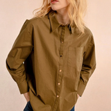 Laid Back Kind Of Style Top - Khaki