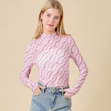 Say We Did Mesh Top - Pink