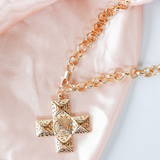 Cross Necklace - Gold