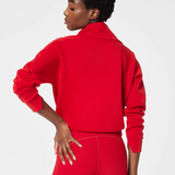 SPANX | AirEssentials Half Zip - Spanx Red