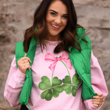 Clover Bow Sweatshirt - Final Sale