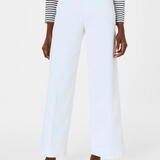 SPANX | Everywear Cropped Wide Leg Jeans - White