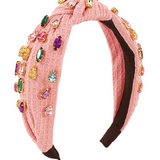 Pink Multi Jewel Headband - Final Sale
