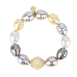 BUDHAGIRL | Isabel Pearl Bracelet - Multi - Final Sale