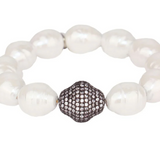 BuDhaGirl | Isabel Pearl Bracelet - White - Final Sale