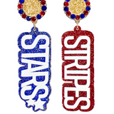Stars + Stripes Earring - Final Sale