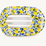 TELETIES | Limoncello Small Flat Round Hair Clip - Final Sale