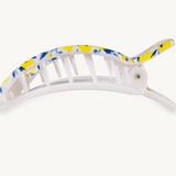 TELETIES | Limoncello Medium Flat Square Hair Clip - Final Sale