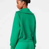 SPANX | AirEssentials Half Zip - Field Green