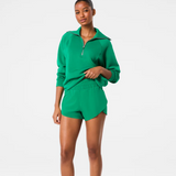 SPANX | AirEssentials Half Zip - Field Green