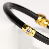 BuDhaGirl | Fauna Lion All Weather Bangle® (AWB®) - Black