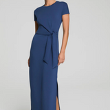 SPANX | Airessentials Tie Waist Maxi Dress - Faded Indigo