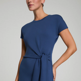 SPANX | Airessentials Tie Waist Maxi Dress - Faded Indigo