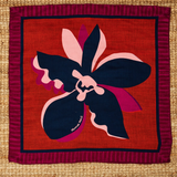 FRNCH | Foulard TANAISIE Geo flowers - Final Sale