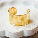 Tatum James | Wide Cuff - Gold