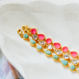 Tatum James | Catherine Bracelet - Magenta