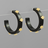 Black Down In Georgia Hoop - Final Sale
