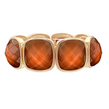 Brown Stone Statement Bracelet - Final Sale